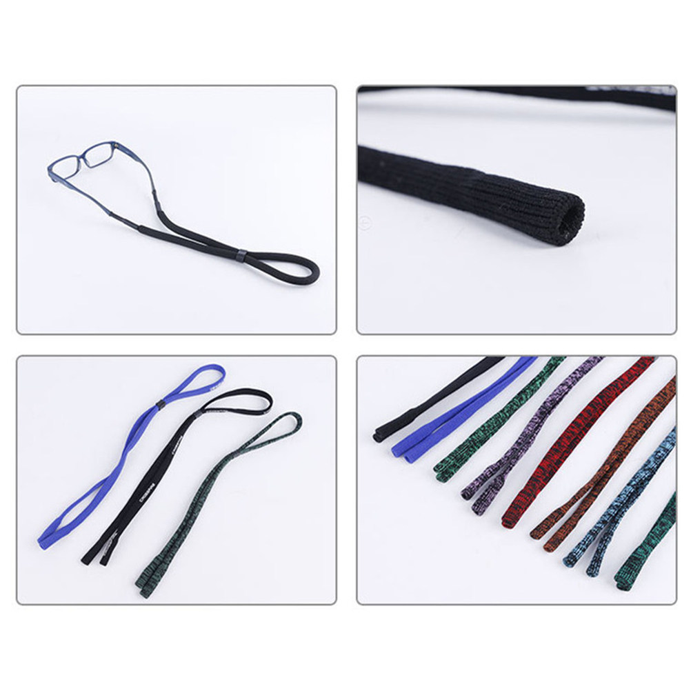 Sunglass Retainer Cord - 5 Stück Brillenband Rutschfest Verstellbarer Sport-Brillenhalter