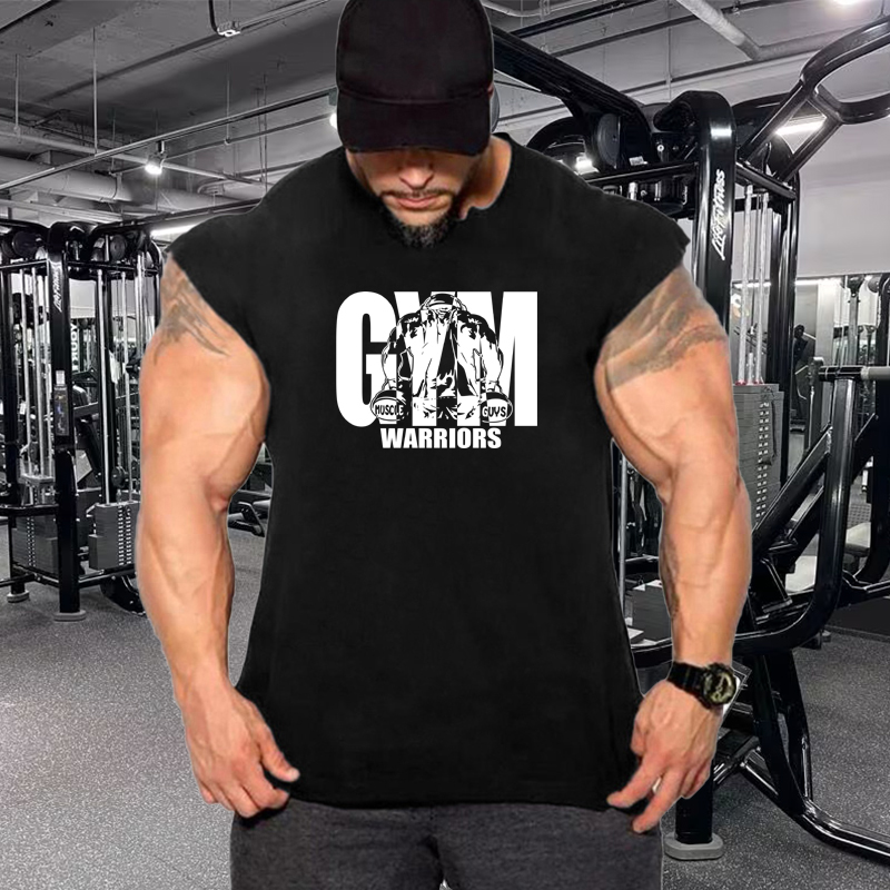 Tank Top Muscle - Sommer Fitness Atmungsaktive Baumwolle Ärmellose T-shirts