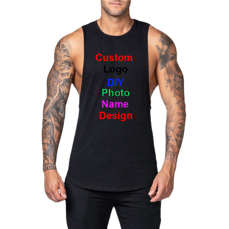 Tank Top Muscle - DIY Angepasst Logo Marke Gym Tank