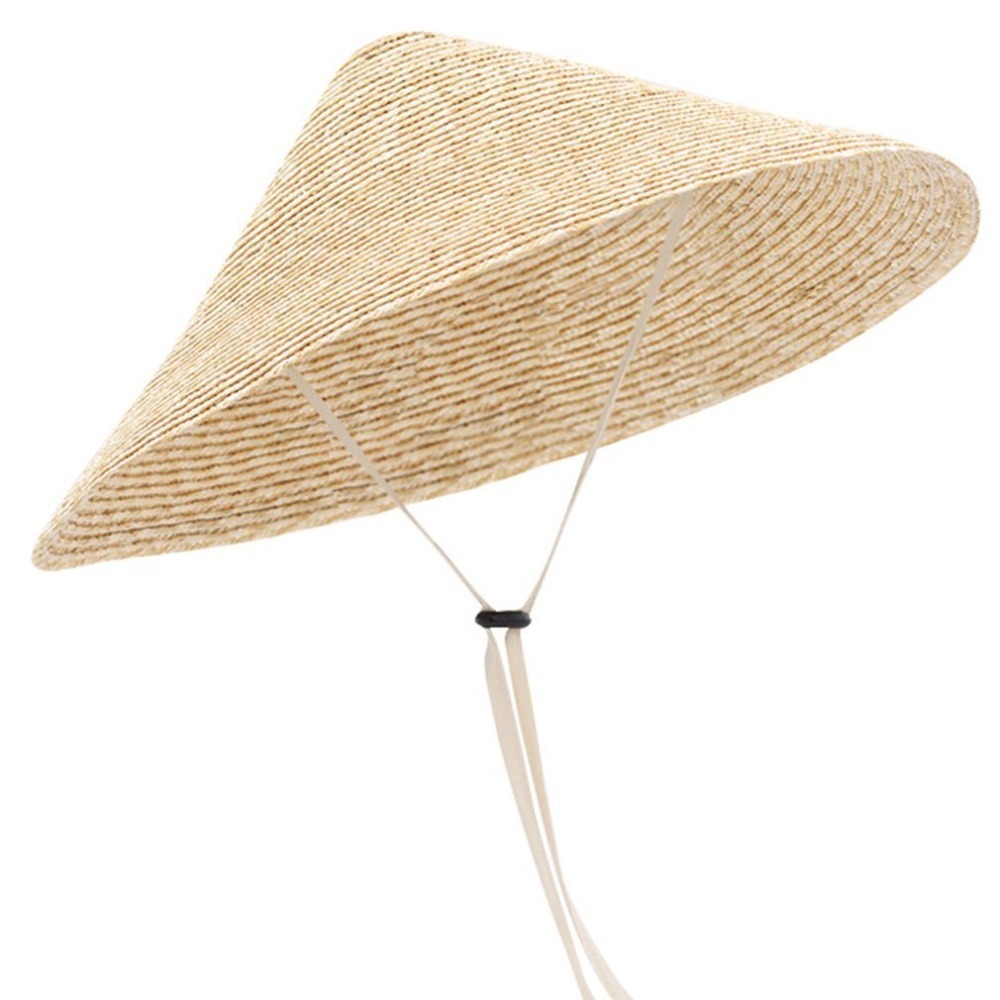 Bucket Hat Straw - Neuer großer Strohhut mit breiter Krempe,