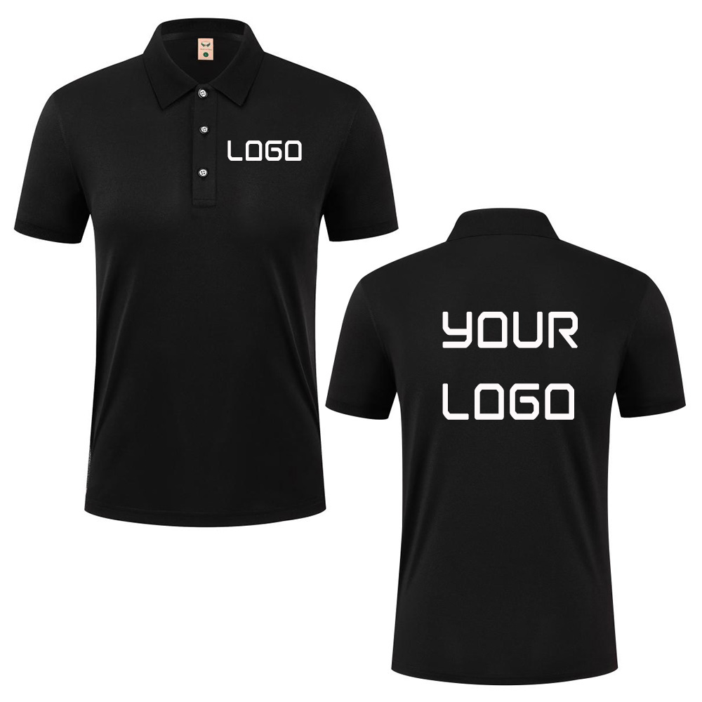 Polo Shirt Pique - Sommerliches Freizeit-Poloshirt mit individuellem Logo-Druck, Text-