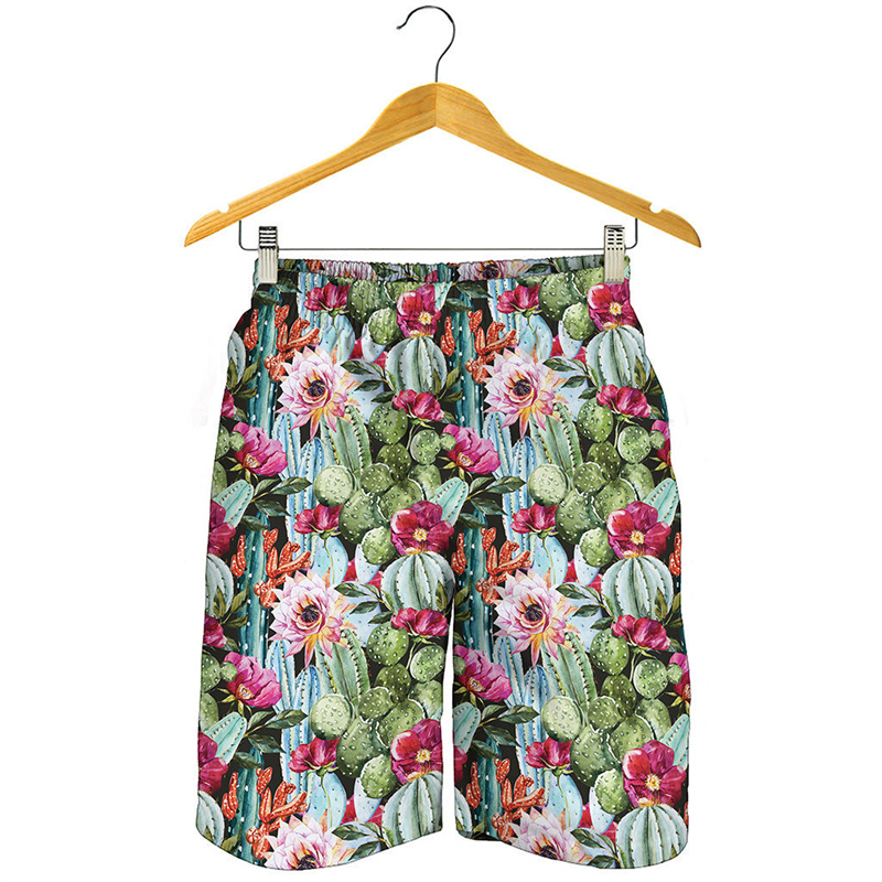 Trunks Board Surf - Tropische Kaktus saftige grafische Strands horts