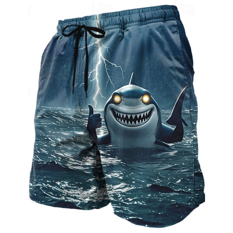 3D Gedruckt Coole Fisch Shark  – Trunks Board Surf Bewertung und Preis