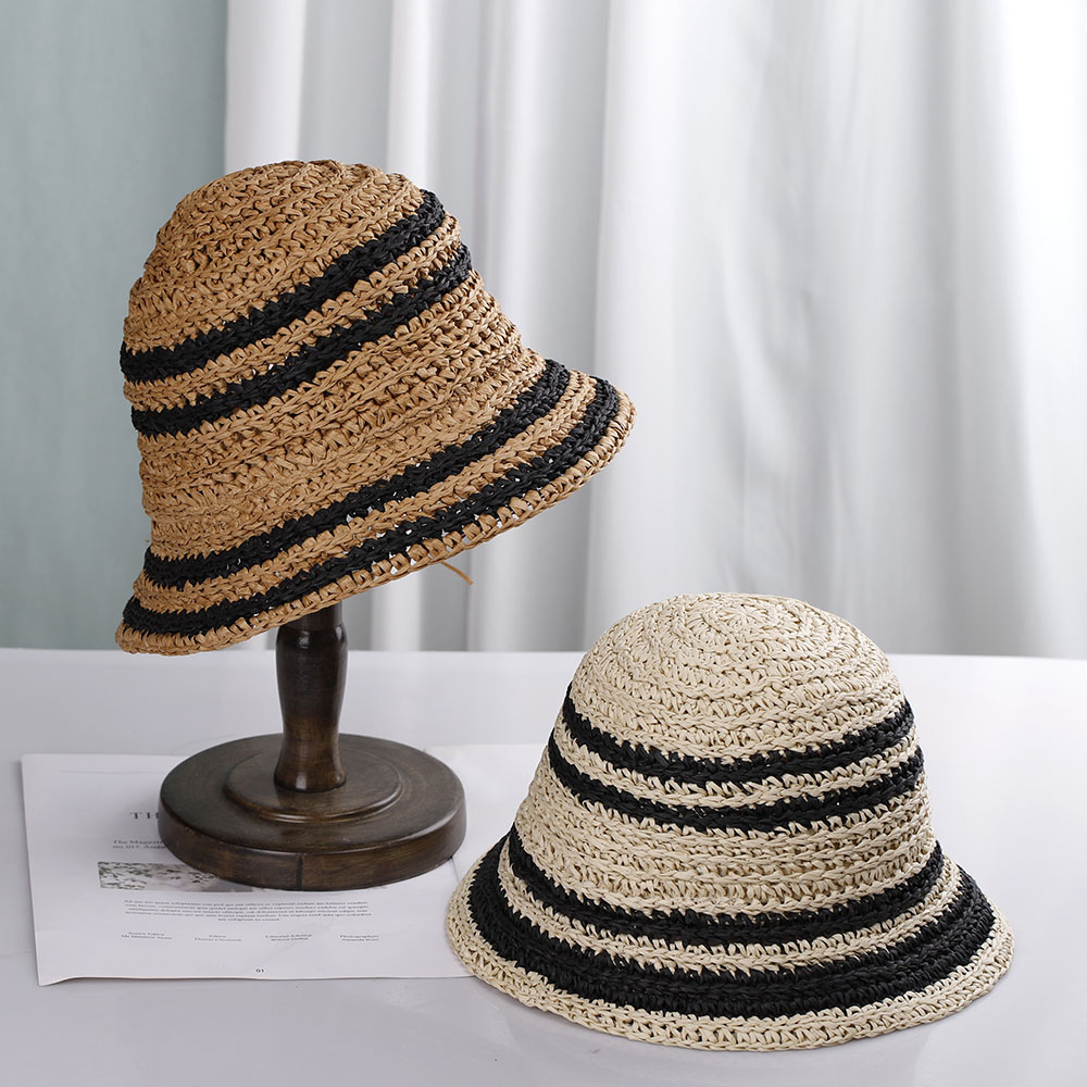 Frauen Strand Hut Eimer Hut Fr – Bucket Hat Straw Bewertung und Preis