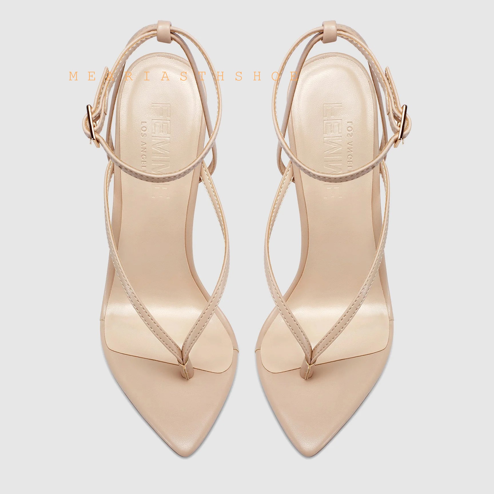 Beige-Schwarze Kreuzriemen-Fli – Casual Sandal Leather Bewertung und Preis